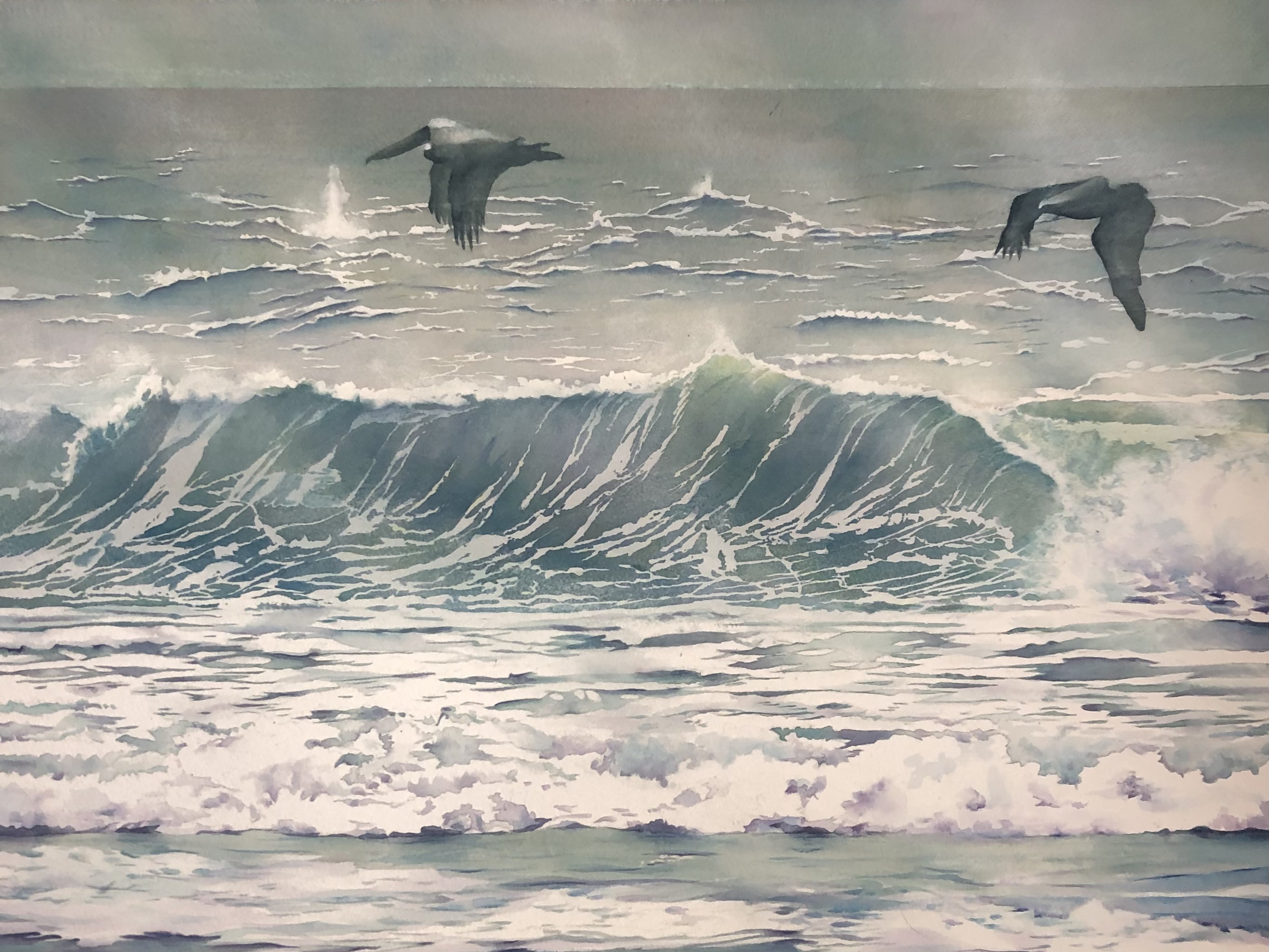 He's Got This - 22 in x 30 in Watercolor NFS
