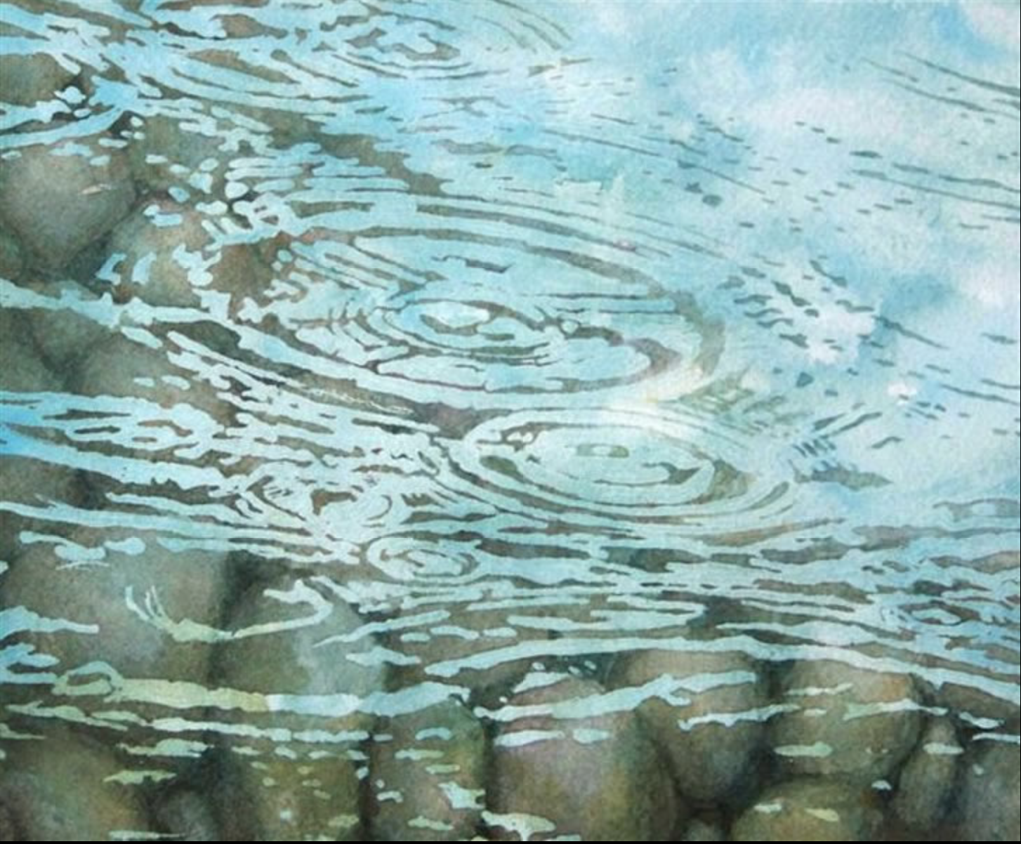 By the Stream, I Sat and Wept 2 - 12 in x 12 in [Sold] limited edition S/N reproduction