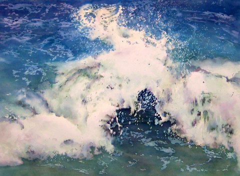 The Uproar 2 - 16 in x 20 in Watercolor
